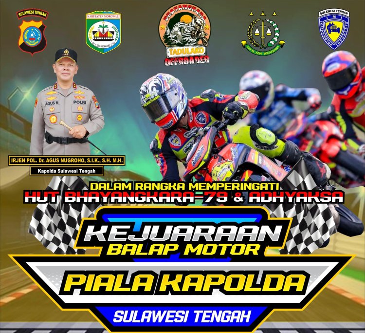Ratusan Pembalap Siap Adu Kecepatan di Piala Kapolda Sulteng Seri 3 Morowali