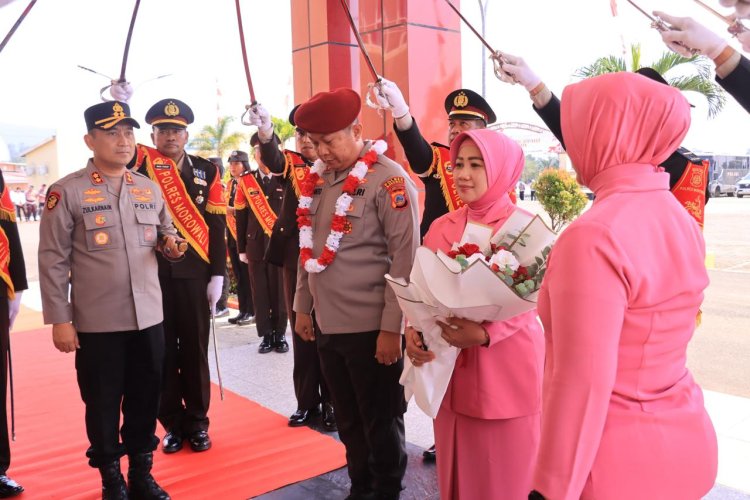 Polres Morowali Gelar Pisah sambut Kapolres, dari Akbp Suprianto Kepada Akbp Zulkarnain