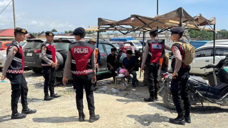 Polres Morowali Gelar Patroli Kota Presisi, Cegah Premanisme dan Ciptakan Kamtibmas Kondusif di Bahodopi