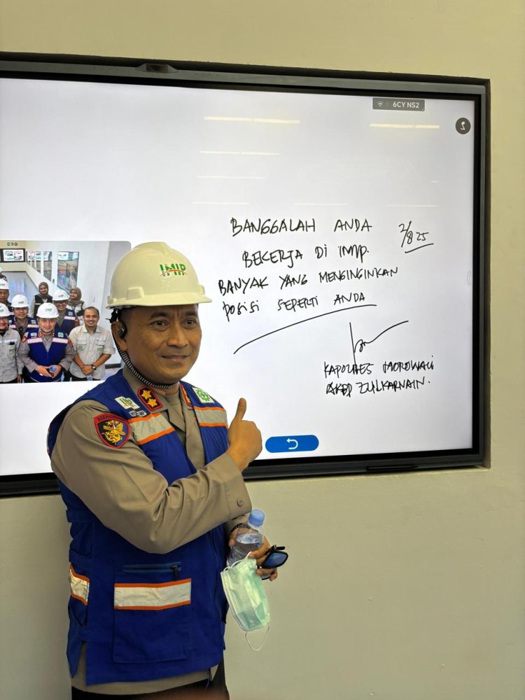 Kapolres Morowali Lakukan Kunjungan Perdana ke Polsek Bahodopi dan PT. IMIP: Perkuat Soliditas Internal dan Pengamanan Investasi