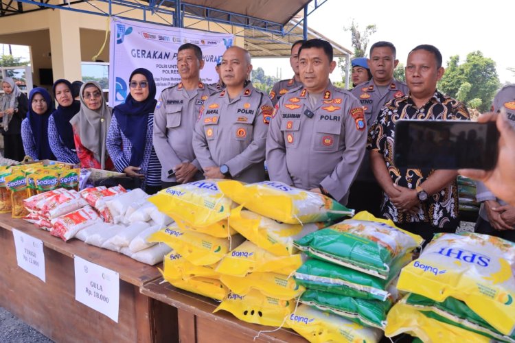 Polres Morowali Bersama Pemda dan Bulog Gelar Pasar Murah untuk Bantu Masyarakat