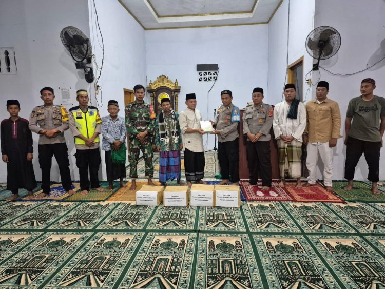Polsek Bungku Selatan Gelar Silaturahmi Subuh di Masjid Al-Jihad Tandaoleo