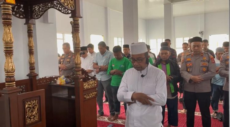 Polres Morowali Gelar Salat Gaib dan Doa bersama Tokoh agama dan komunitas Ojek Online untuk Almarhum Affan Kurniawan