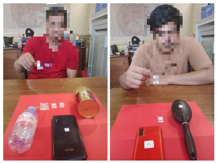 Polres Morowali Bekuk Dua Pelaku Penyalahgunaan narkotika jenis Sabu di Desa Labota, Barang Bukti Diamankan dan kedua Tersangka ditahan