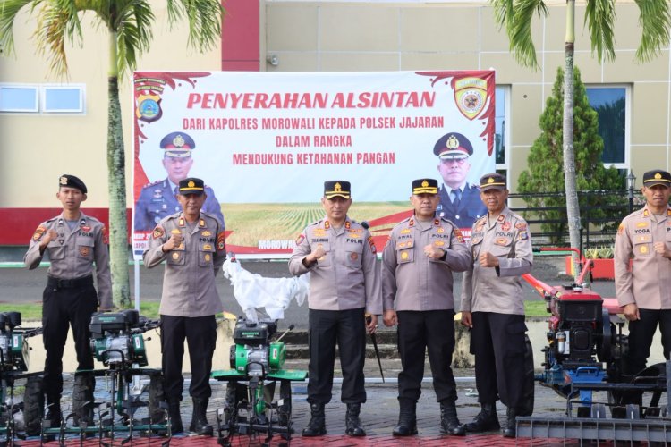 Polres Morowali Luncurkan Program Pinjam Pakai Alsintan Gratis untuk Dukung Produktivitas Pertanian dan Ketahanan Pangan
